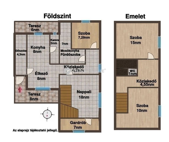 Eladó családi ház, Vecsésen 79.9 M Ft, 4 szobás