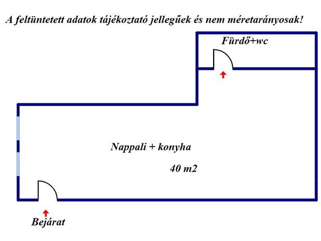 Eladó téglalakás, Balassagyarmaton 29.5 M Ft, 1 szobás