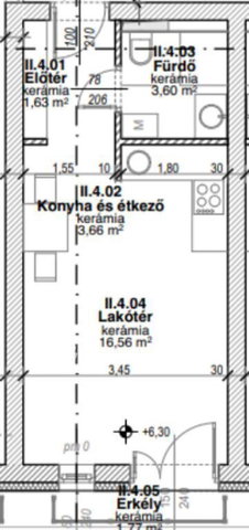 Eladó téglalakás, Nyíregyházán 30.8 M Ft, 1 szobás