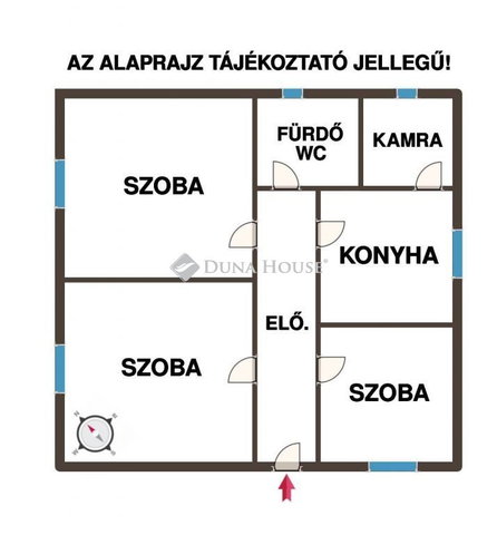Eladó családi ház, Cegléden 44.9 M Ft, 3 szobás