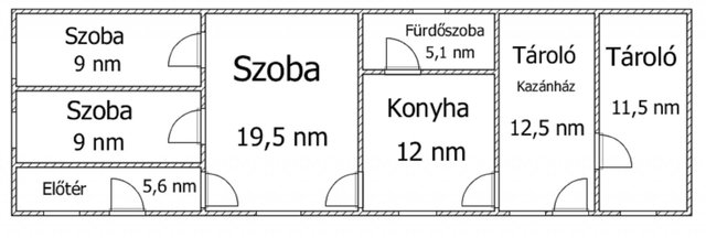 Eladó családi ház, Somlóvásárhelyen 5.9 M Ft, 1+2 szobás