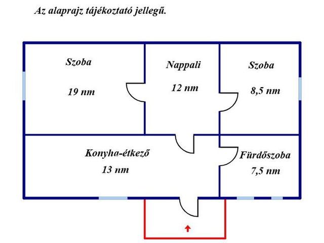Eladó családi ház, Besenyszögön 10 M Ft, 3 szobás