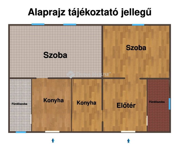 Eladó téglalakás, Győrött 44.99 M Ft, 2 szobás