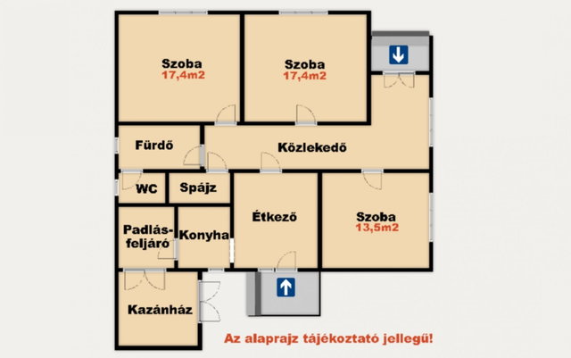 Eladó családi ház, Kunbaján 14.99 M Ft, 3 szobás