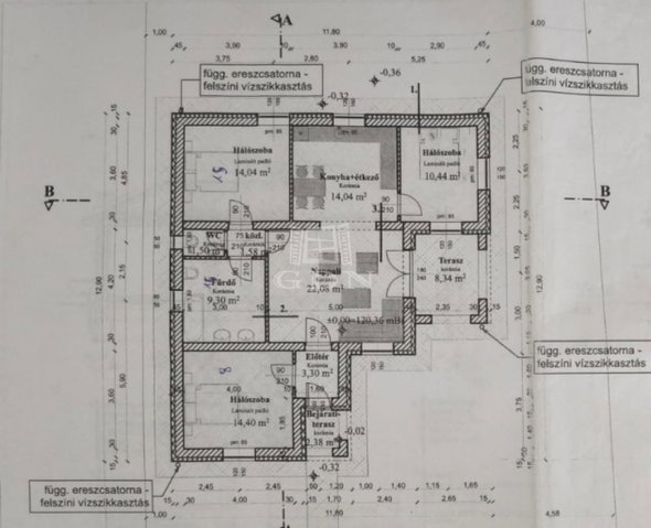 Eladó családi ház, Ercsiben 50 M Ft, 3 szobás