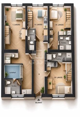 Eladó téglalakás, Budapesten, VII. kerületben 41.9 M Ft