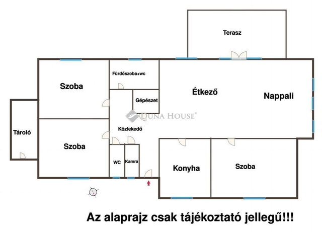 Eladó ikerház, Nagytarcsán 124.9 M Ft, 3 szobás