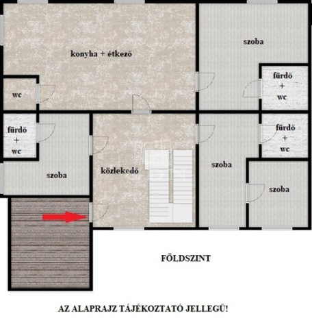 Eladó családi ház, Vecsésen 290 M Ft, 11+2 szobás
