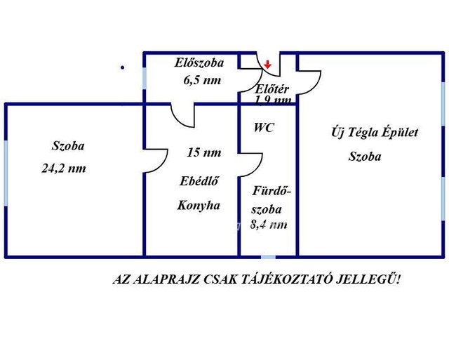 Eladó családi ház, Pétervásárán 15.1 M Ft, 3 szobás