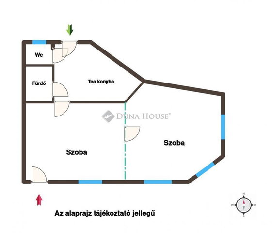 Kiadó téglalakás, albérlet, Sopronban 220 E Ft / hó, 2 szobás