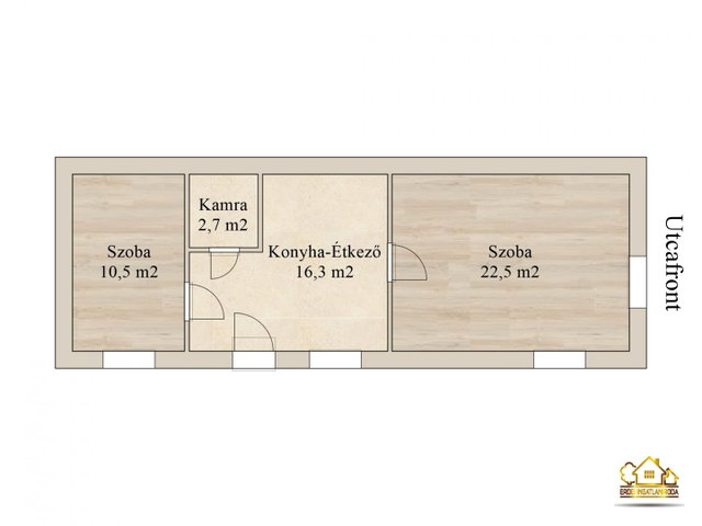 Eladó családi ház, Kiskunlacházán 24.9 M Ft, 1+1 szobás