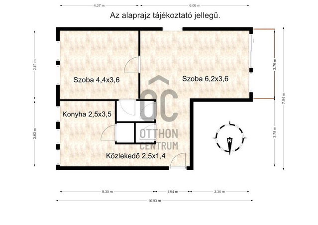 Eladó téglalakás, Halásztelken 52.9 M Ft, 2 szobás