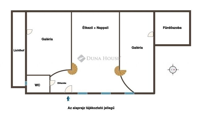 Eladó téglalakás, Budapesten, VI. kerületben 77.9 M Ft, 1 szobás