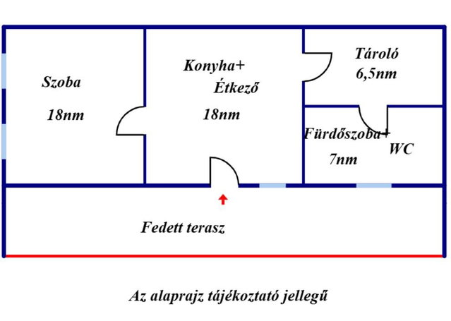 Eladó családi ház, Tiszaörsön 5 M Ft, 1 szobás