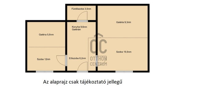 Eladó téglalakás, Budapesten, VIII. kerületben 54.1 M Ft