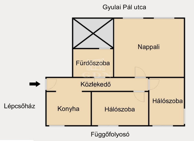 Eladó téglalakás, Budapesten, VIII. kerületben 94.9 M Ft