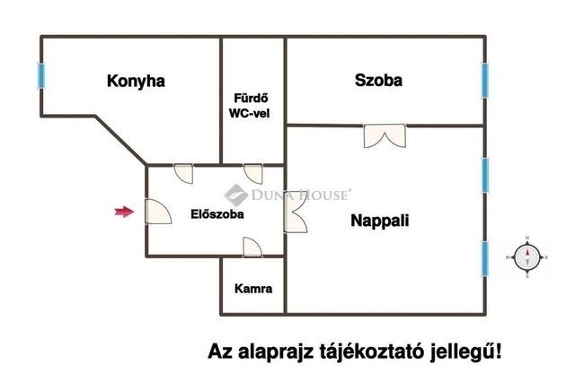 Eladó téglalakás, Budapesten, V. kerületben 94.5 M Ft, 2 szobás