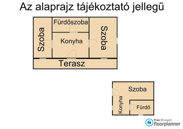 Eladó családi ház, Pándon 27.5 M Ft, 2+1 szobás