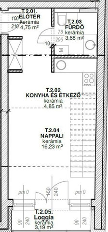 Eladó téglalakás, Nyíregyházán 47.7 M Ft, 1 szobás