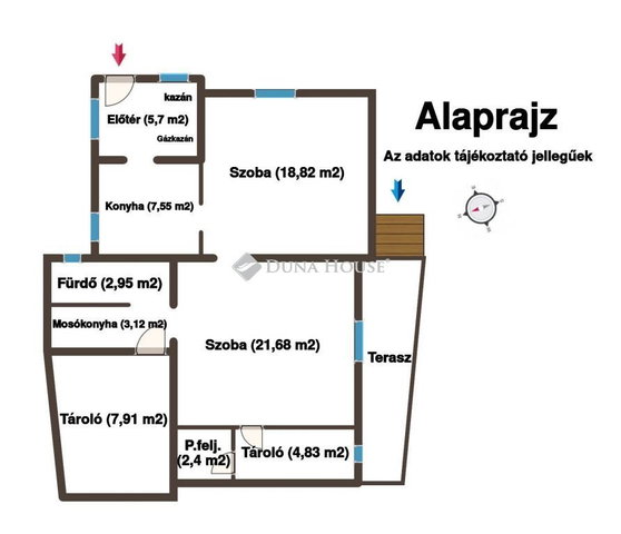 Eladó családi ház, Mecsekpölöskén 9.9 M Ft, 2 szobás