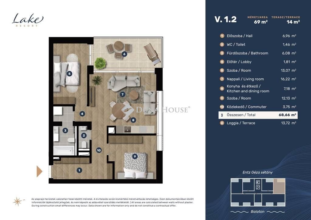 3 bed · 75m² · 99.000.000 ft