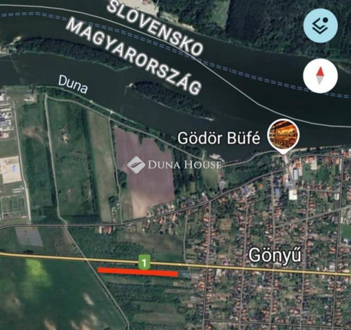 Eladó telek, Gönyűn 89.95 M Ft / költözzbe.hu