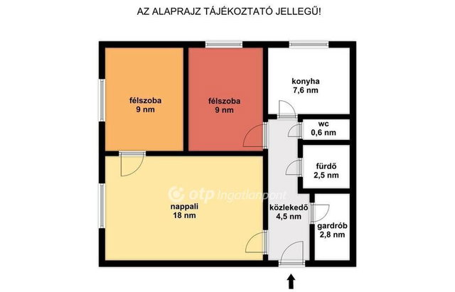 Eladó panellakás, Budapesten, XV. kerületben 60 M Ft, 1+2 szobás