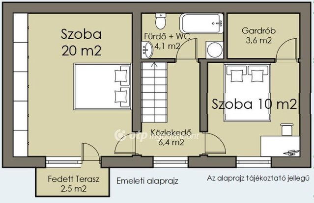 Eladó családi ház, Dunaharasztin 60 M Ft, 2 szobás