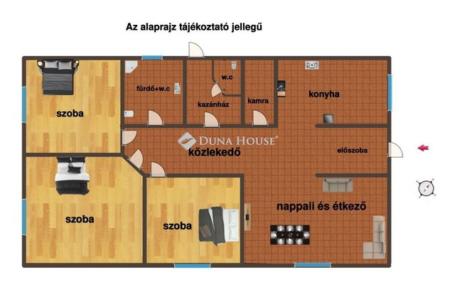 Eladó családi ház, Csóron 120 M Ft, 4 szobás