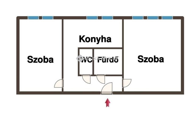 Eladó panellakás, Kecskeméten 43.5 M Ft, 2 szobás