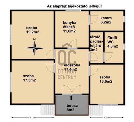 Eladó családi ház, Murakeresztúron 19.9 M Ft, 3 szobás
