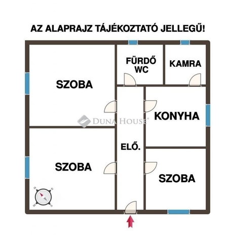 Eladó családi ház, Cegléden 44.9 M Ft, 3 szobás