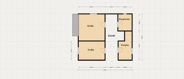 Eladó családi ház, Sajószentpéteren 54.9 M Ft, 5 szobás