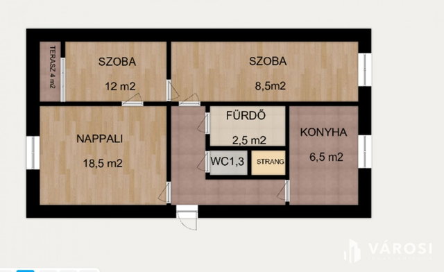 Eladó panellakás, Szegeden 52 M Ft, 3 szobás