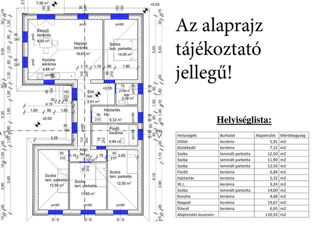 Eladó családi ház, Szigethalmon 119.9 M Ft, 5 szobás