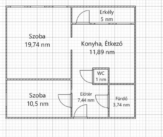 Eladó téglalakás, Ajkán 44.5 M Ft, 1+1 szobás