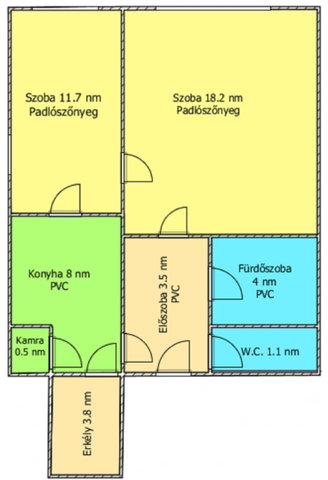 Eladó téglalakás, Salgótarjánban 16.99 M Ft, 2 szobás