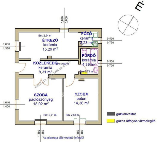 Eladó családi ház, Poroszlón 26 M Ft, 2 szobás