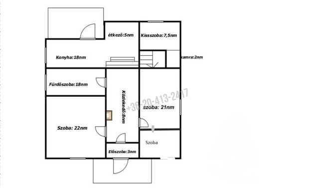 Eladó családi ház, Pusztavacson 34.8 M Ft, 3+1 szobás