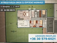 Eladó ikerház, Nyíregyházán 84.99 M Ft, 4 szobás