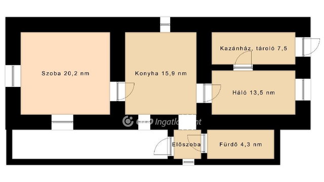 Eladó családi ház, Örkényen 26 M Ft, 2 szobás