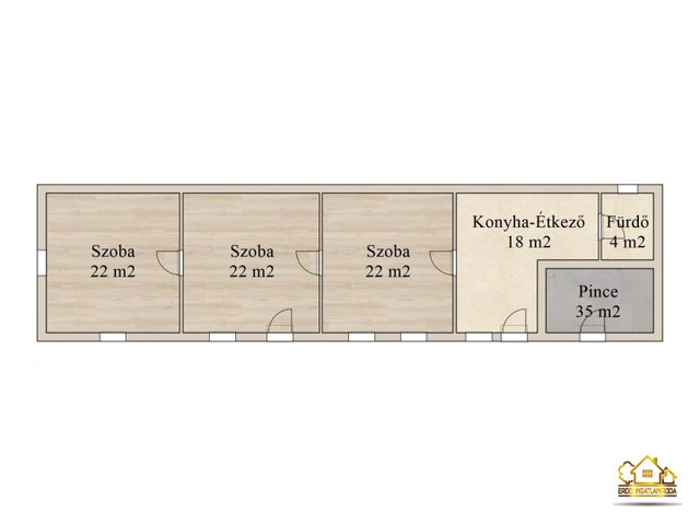 Eladó családi ház, Kiskunlacházán 48 M Ft, 3 szobás
