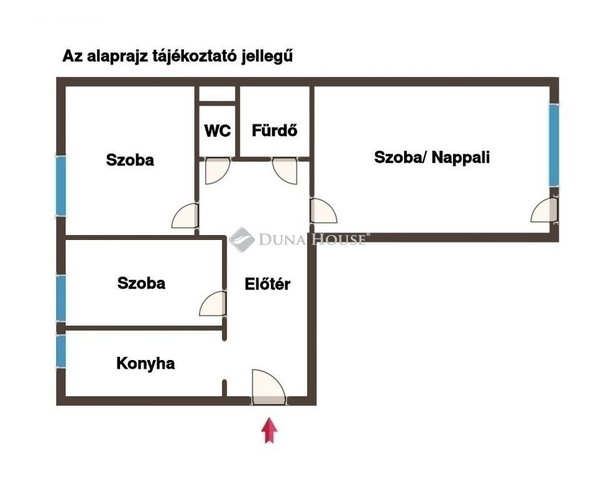 Eladó panellakás, Budapesten, XIX. kerületben 62.9 M Ft, 3 szobás