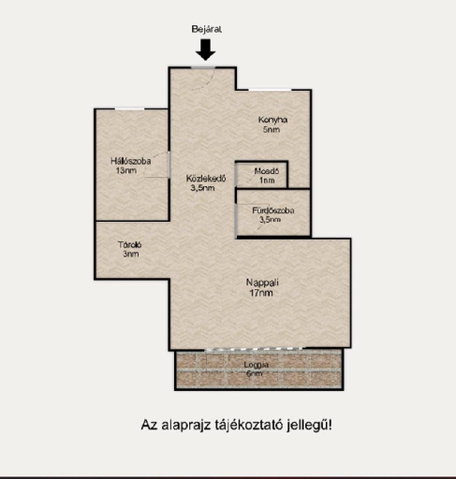 Eladó téglalakás, Budapesten, VIII. kerületben 69.99 M Ft