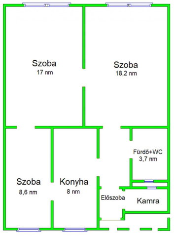 Eladó téglalakás, Budapesten, III. kerületben, Szomolnok utcában