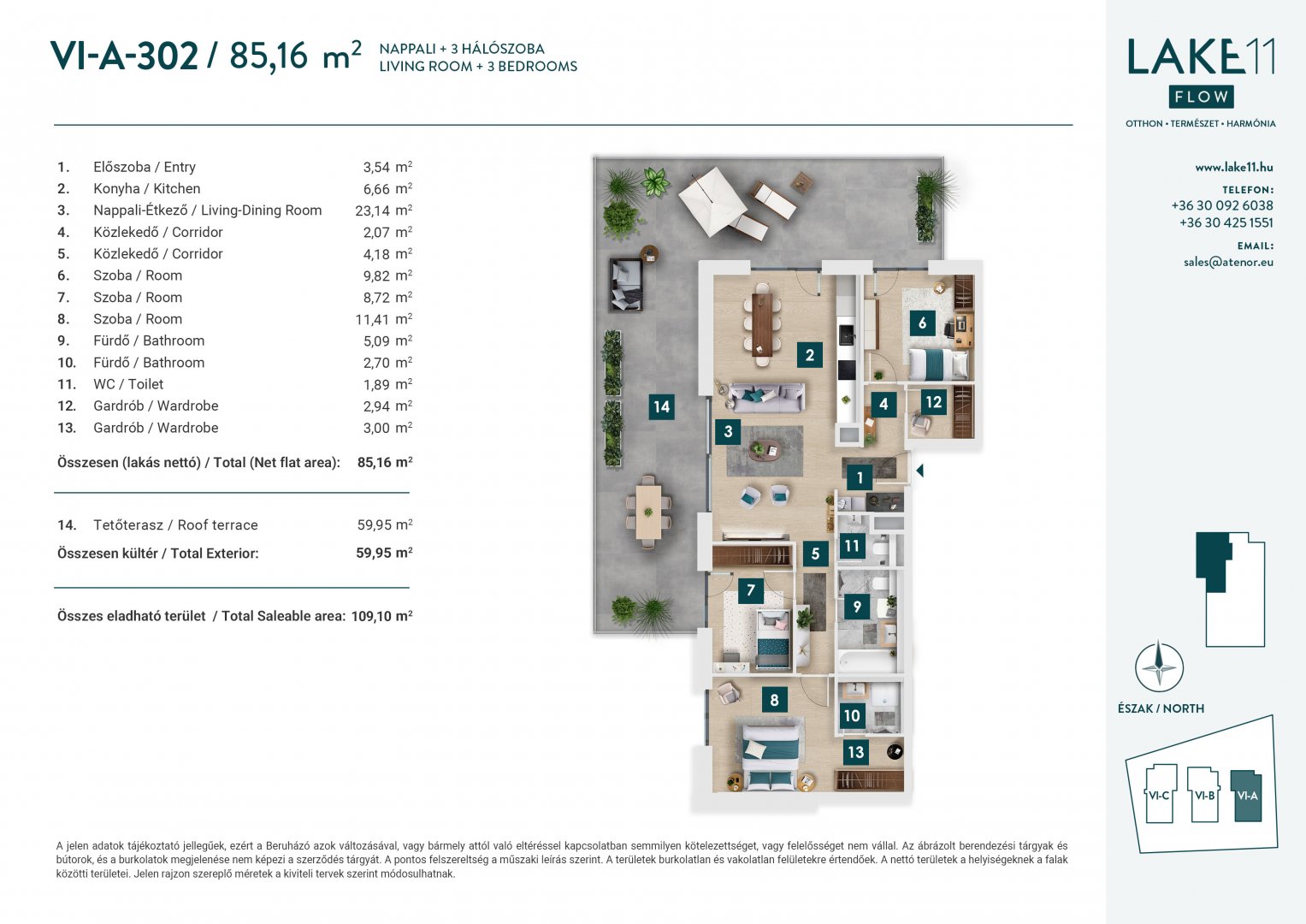 4 bed · 85m² · 204.990.000 ft