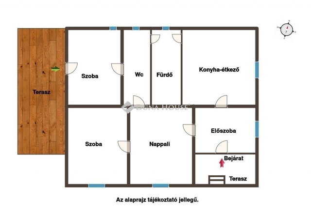 Eladó családi ház, Farmoson 52.9 M Ft, 3 szobás