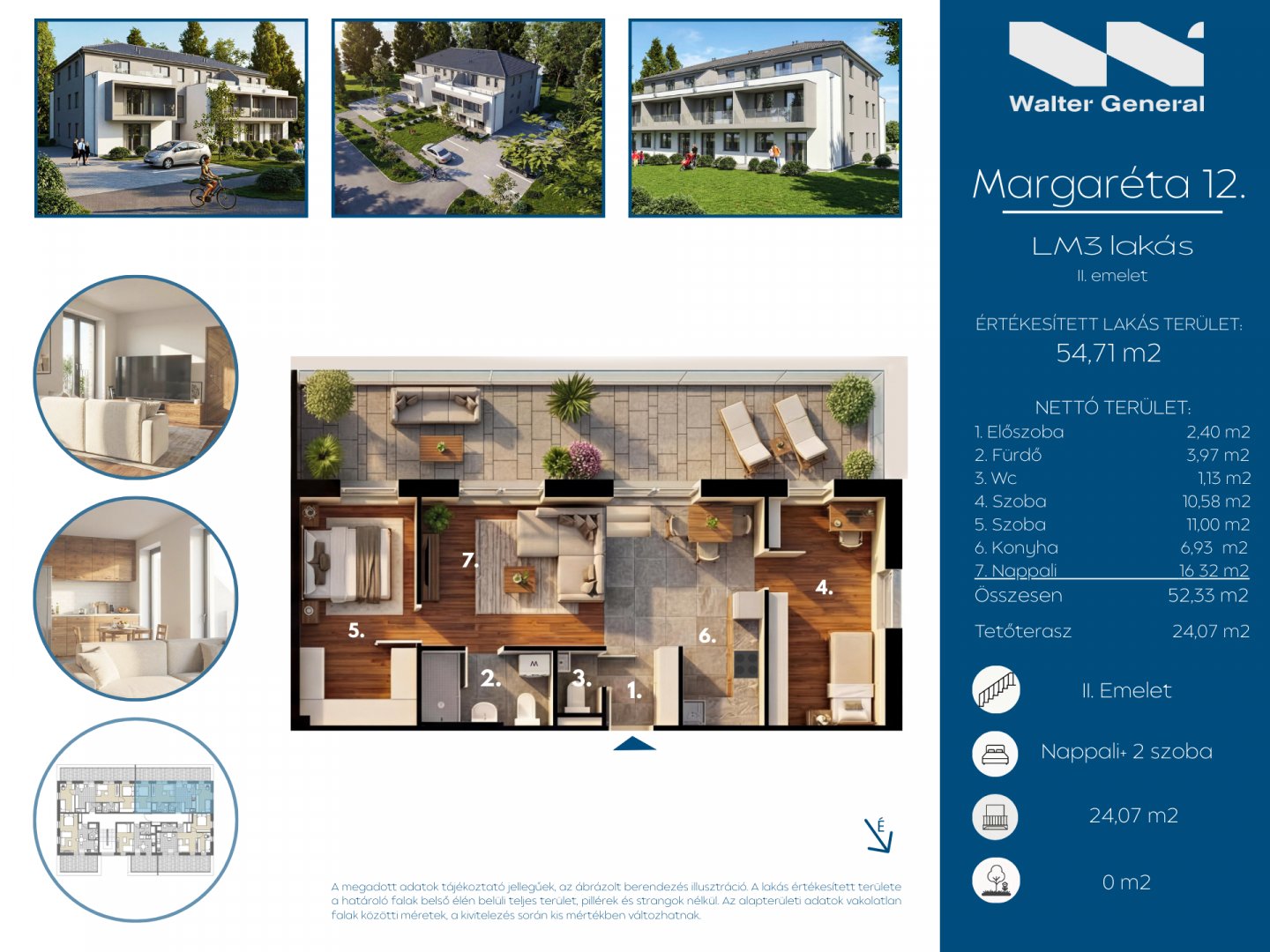 3 bed · 52m² · 60.830.000 ft
