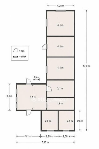 Eladó családi ház, Geresdlakon 45.5 M Ft, 3+1 szobás