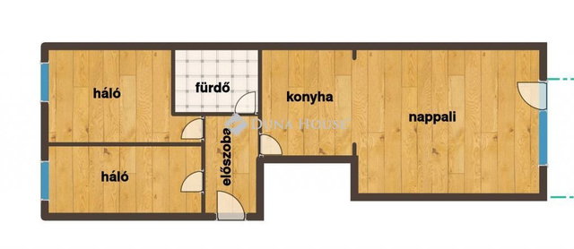 Eladó nyaraló, Leányfaluban, Sasülés utcában 60 M Ft, 1 szobás